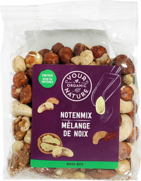 Notenmix van Your Organic Nature, 8 x 200 g